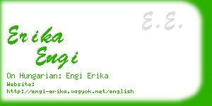 erika engi business card